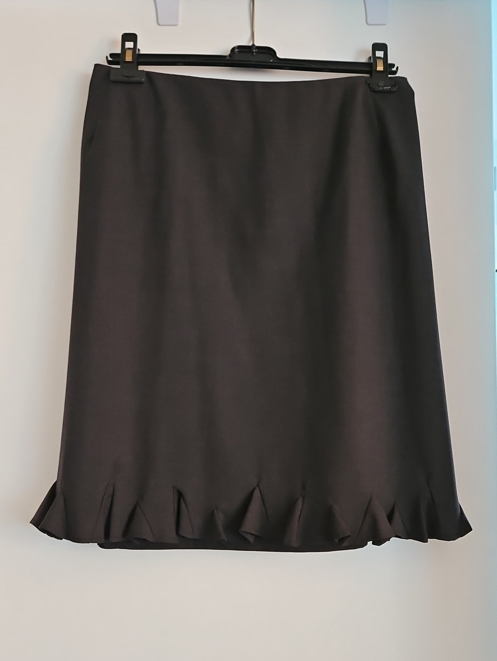 Jil Sander light wool skirt, sz 38
